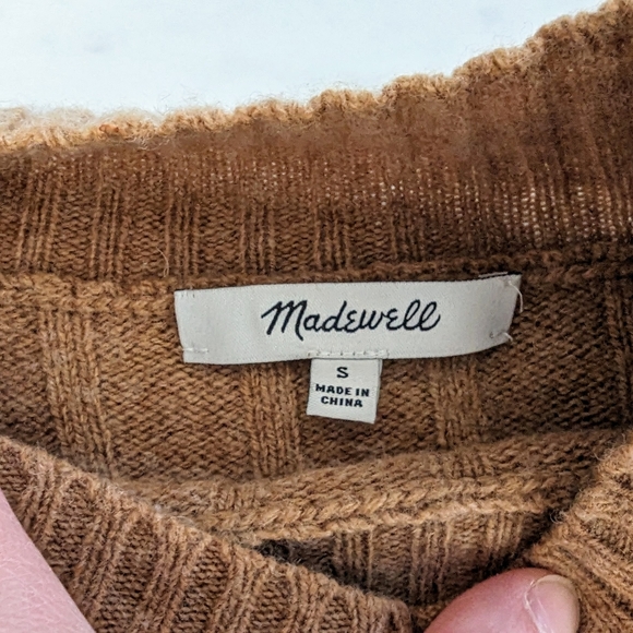 Madewell Tan Sweater Dress, Size Small - Picture 2 of 2